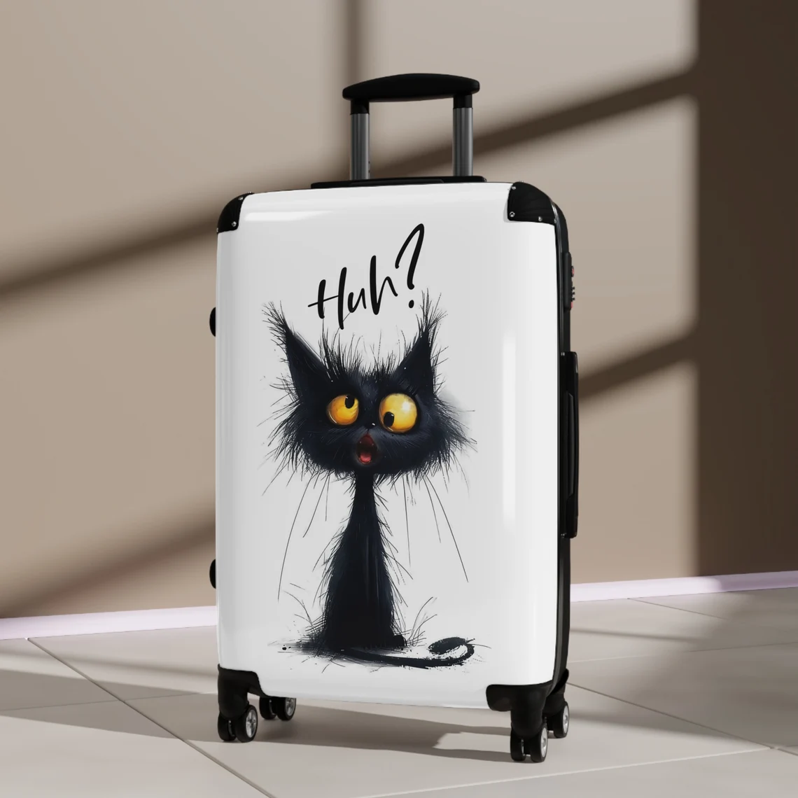Maleta con diseño de gato