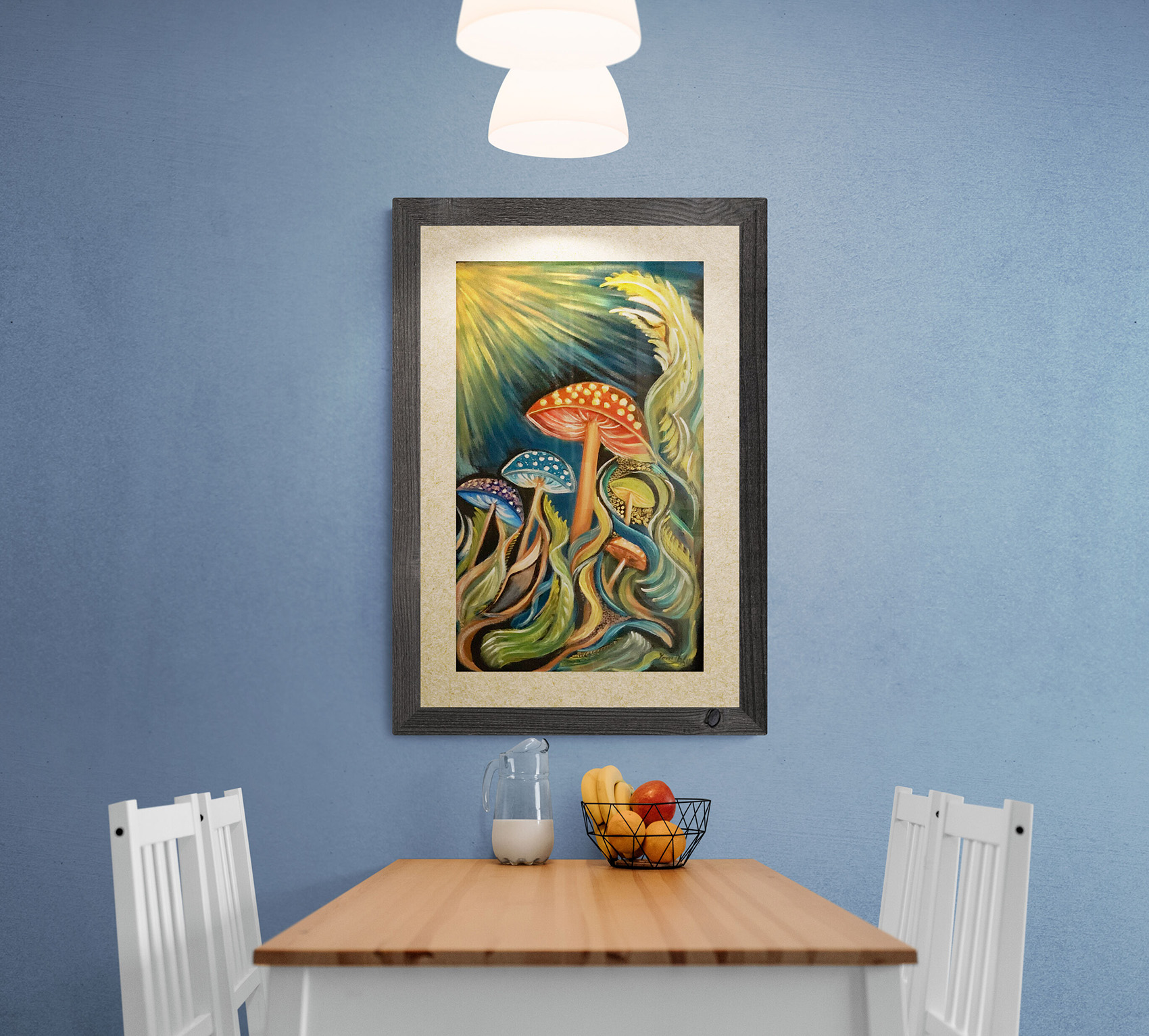 Pintura de setas mágicas