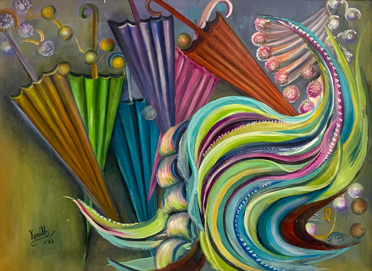 Pintura de sombrillas