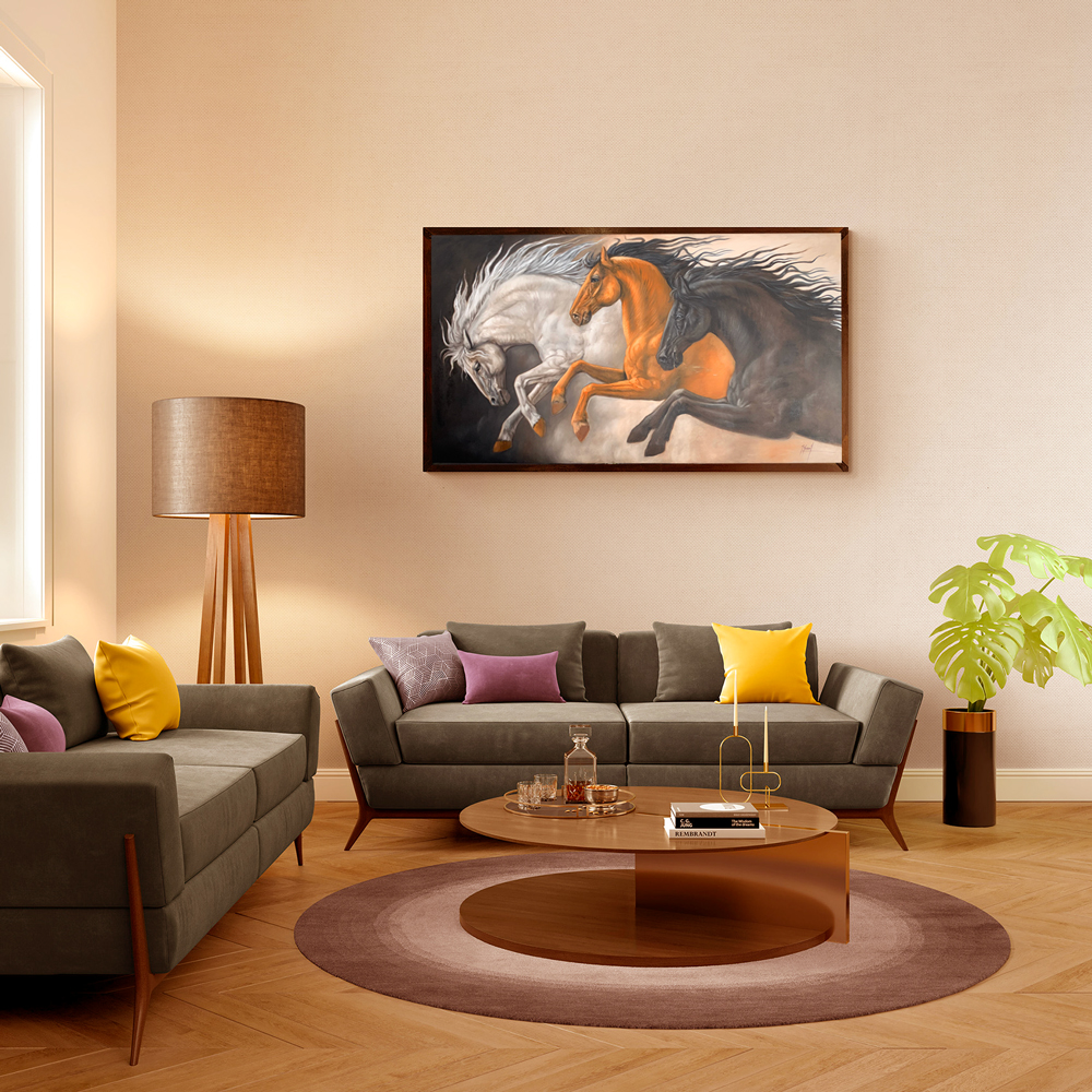 Cuadro Decorativo 3 Caballos