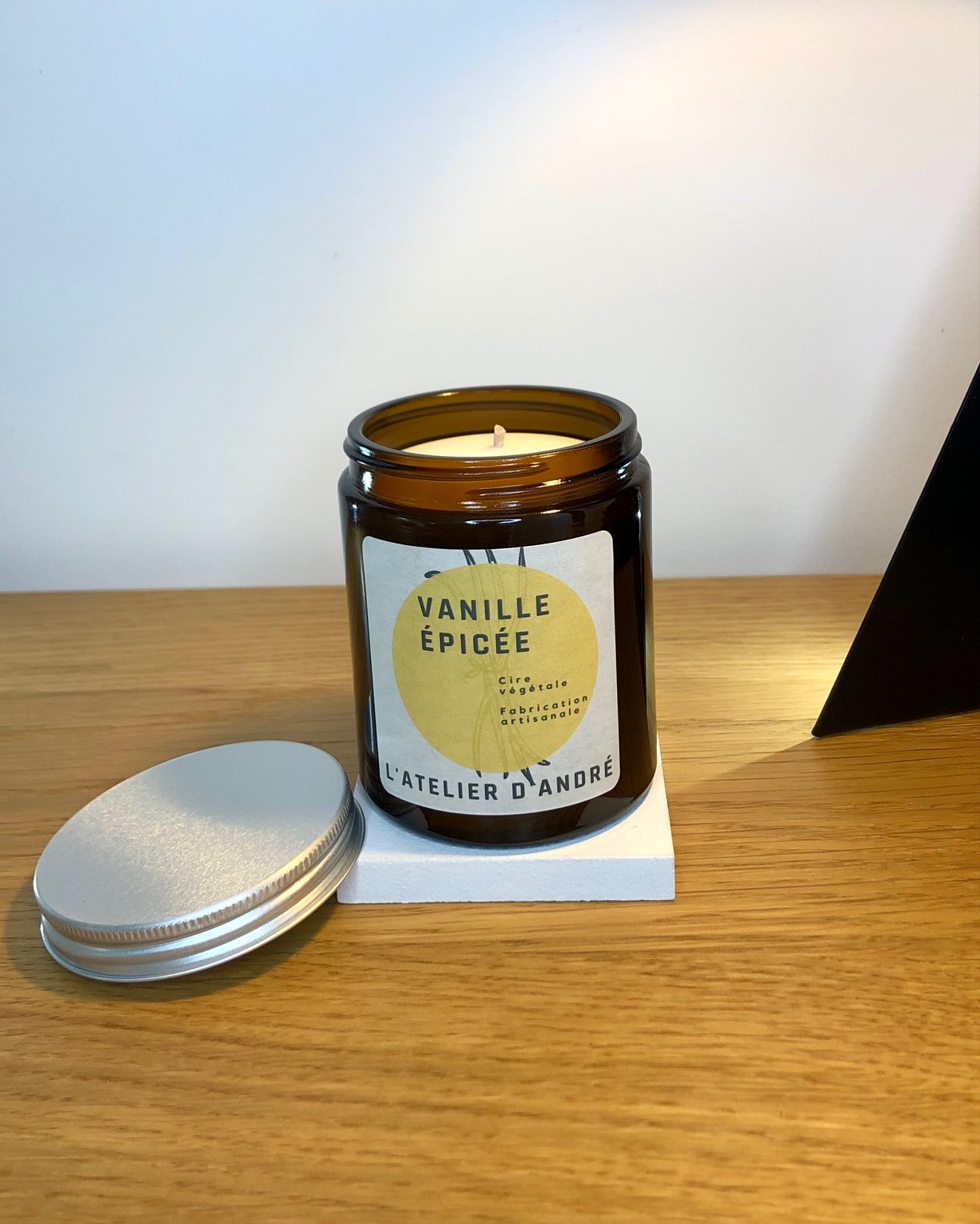 Bougie Parfumée Vanille épicée - 30 heures (155g)