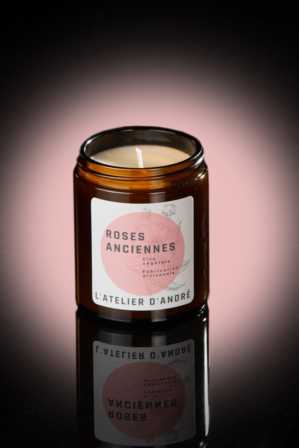 Bougie Parfumée Roses Anciennes - 30 heures (155g)