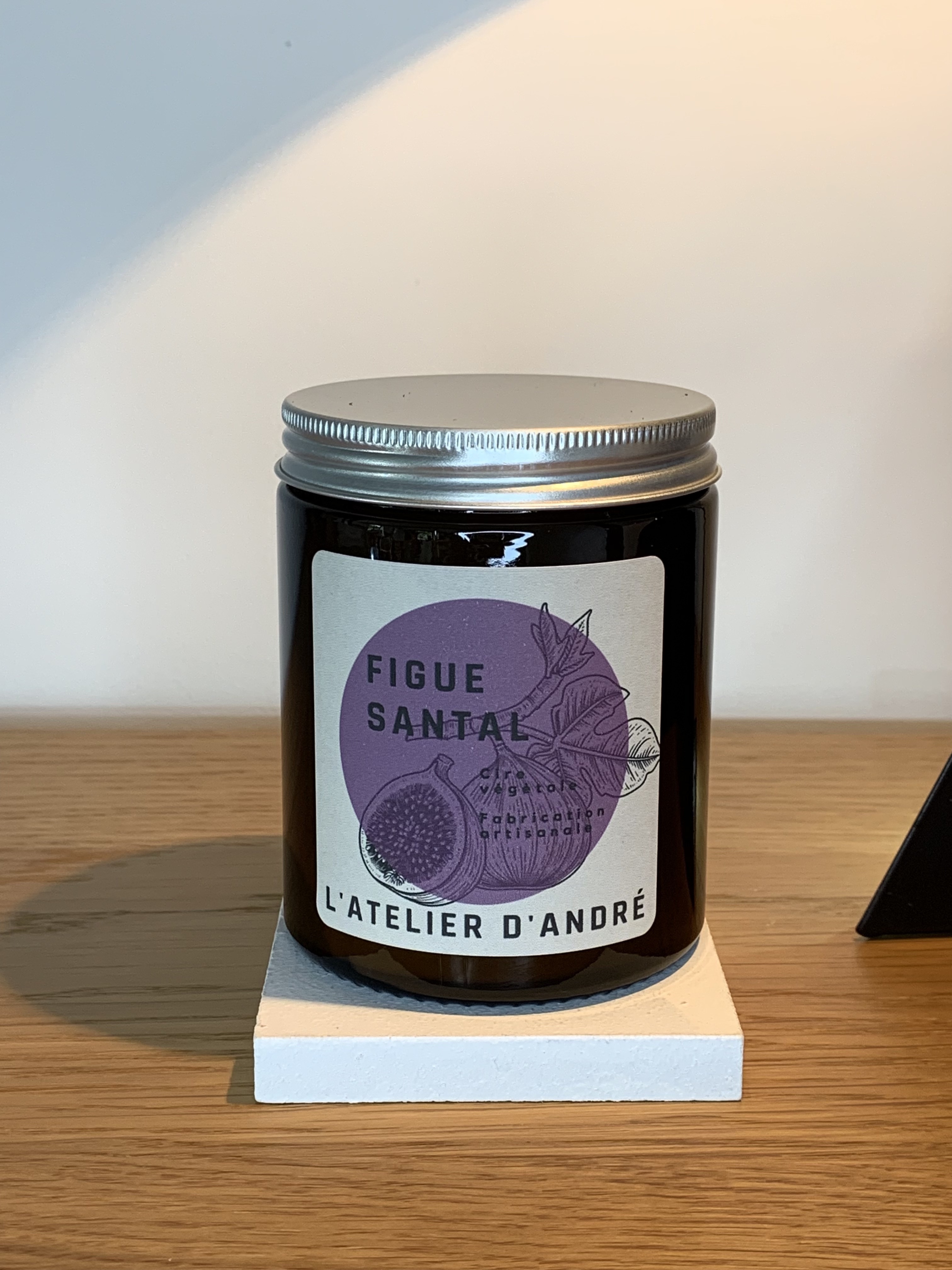 Bougie Parfumée Figue Santal - 30 heures (155g)