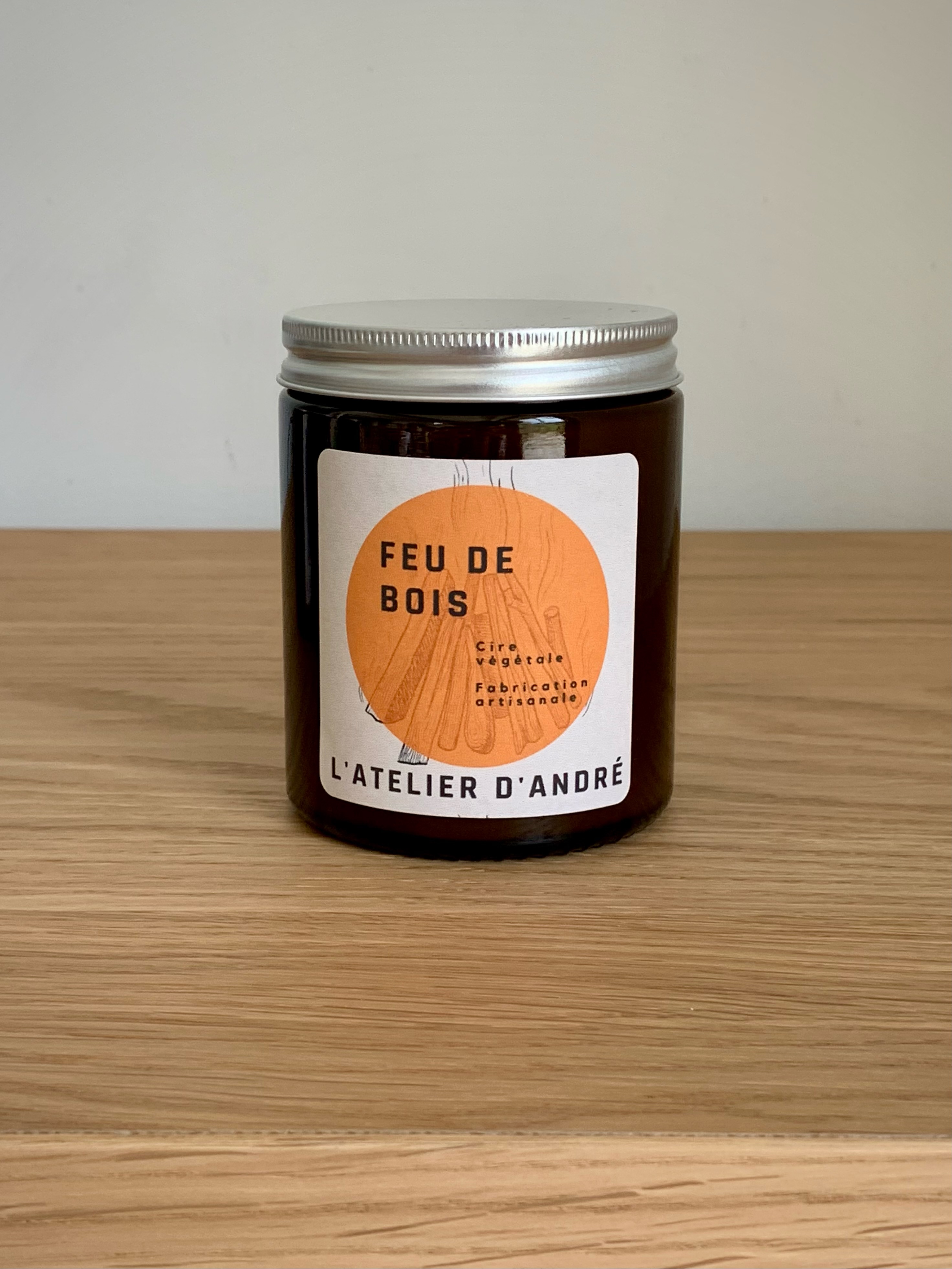 Bougie Parfumée Feu de Bois - 30 heures (155g)
