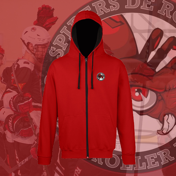 Sweat Capuche zippé SPIDERS Adulte