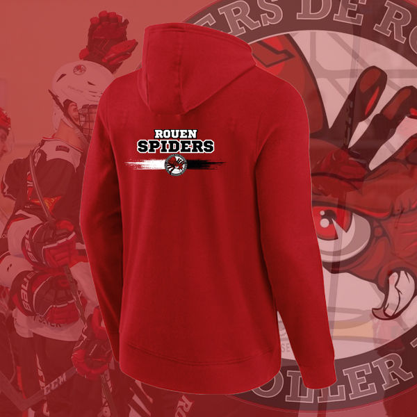 Sweat Capuche zippé SPIDERS Adulte