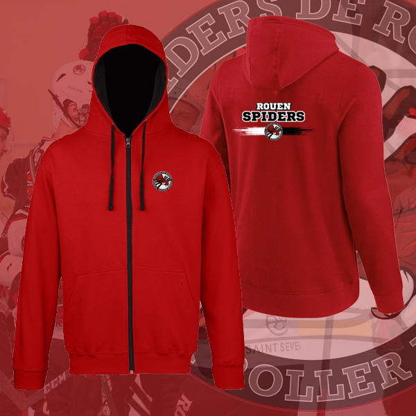 Sweat Capuche zippé SPIDERS Adulte