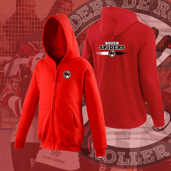 Sweat Capuche zippé SPIDERS Enfant
