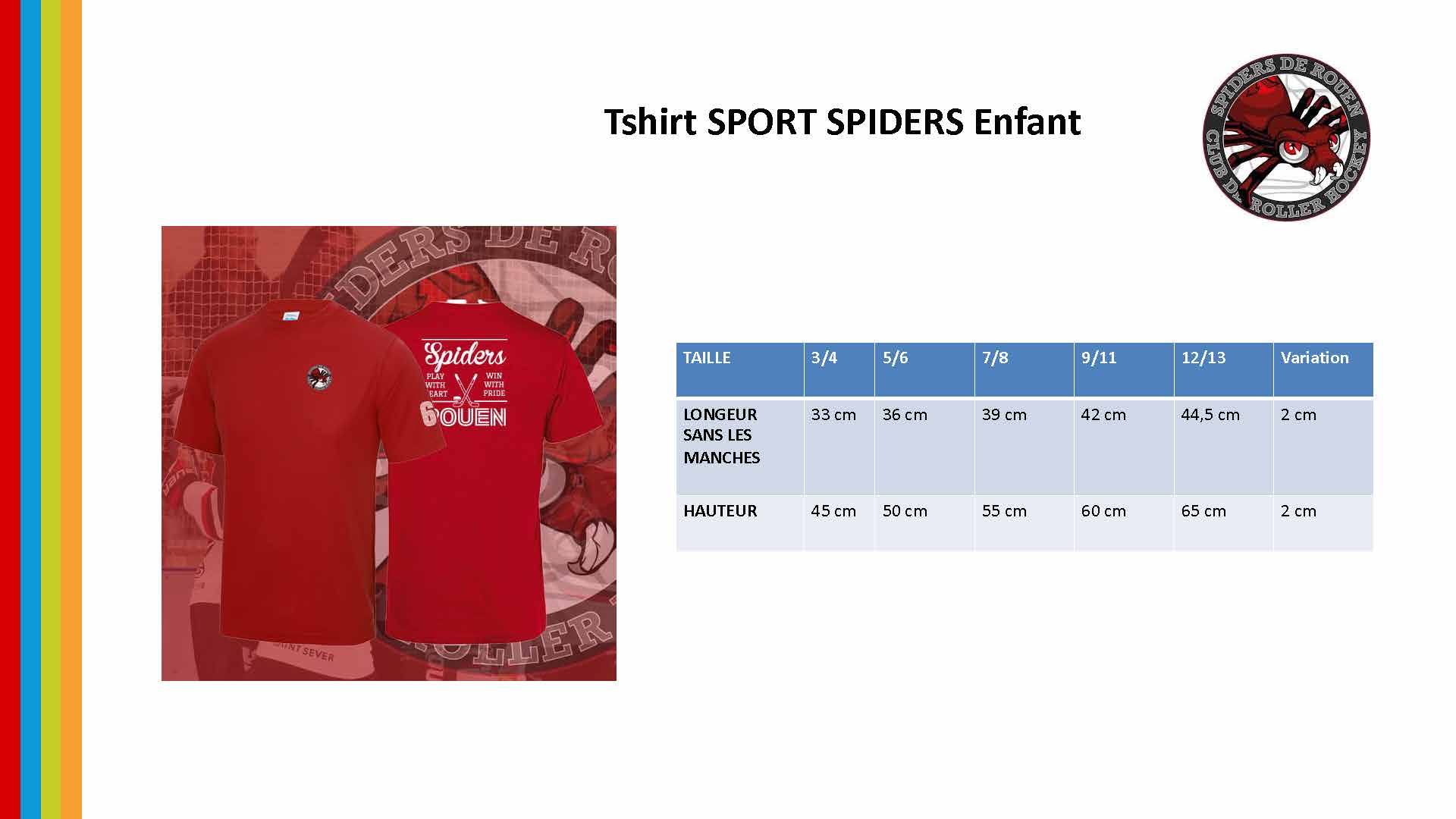 Tshirt SPORT SPIDERS Enfant