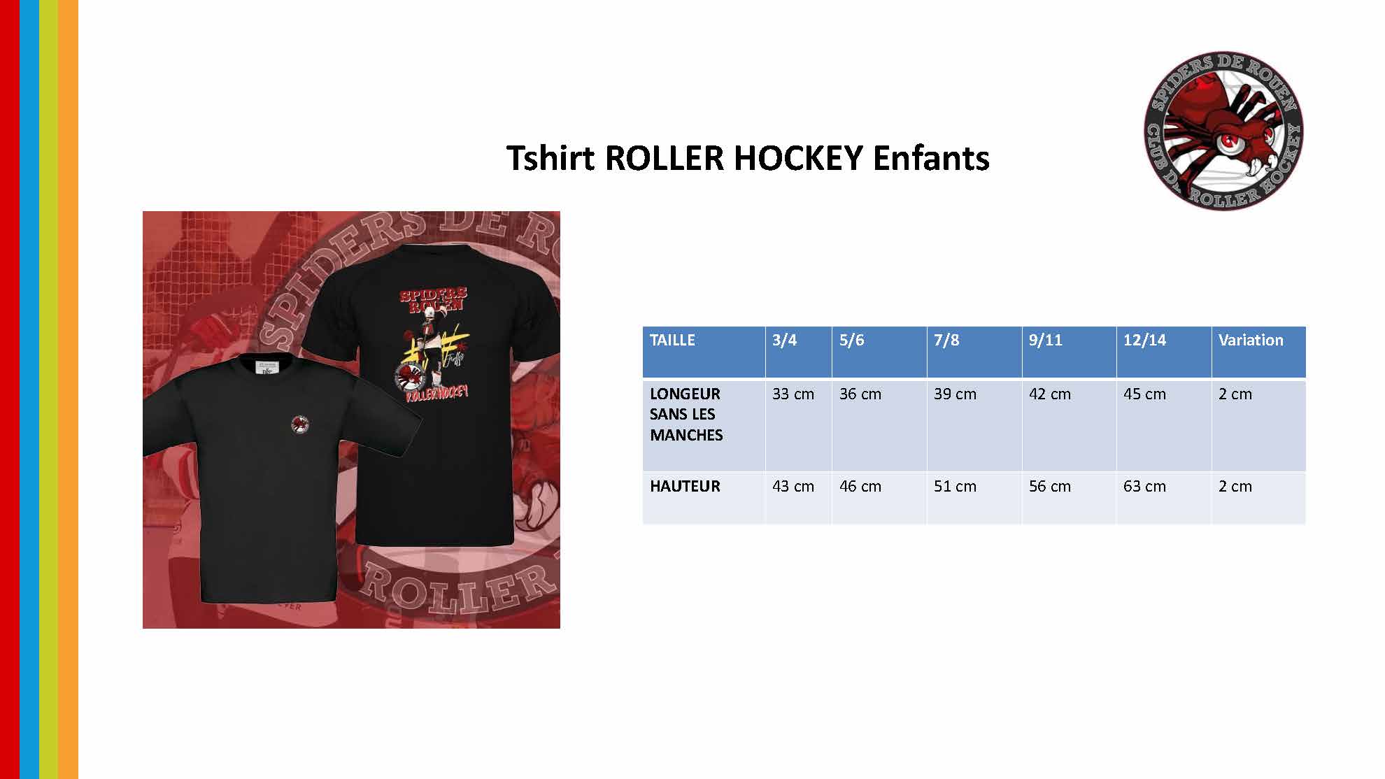 Tshirt ROLLER HOCKEY Enfants