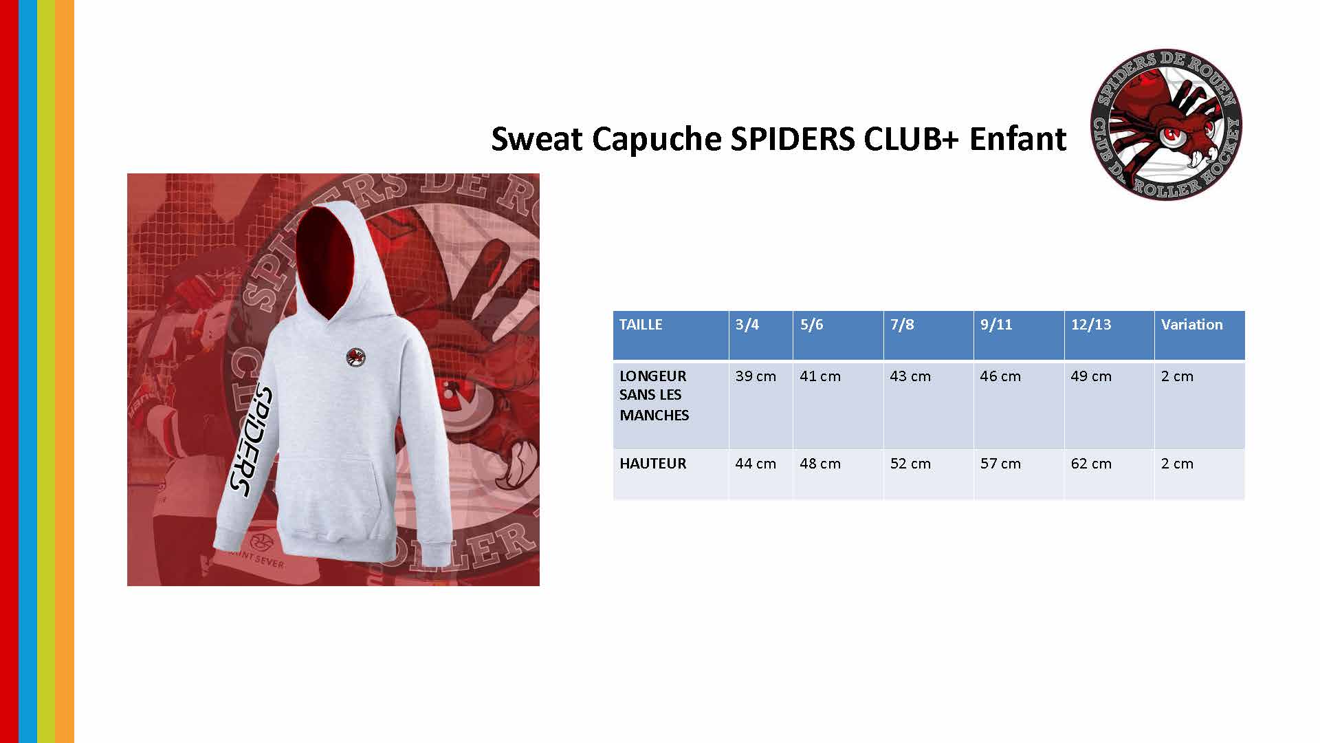 Sweat Capuche SPIDERS CLUB+ Enfant