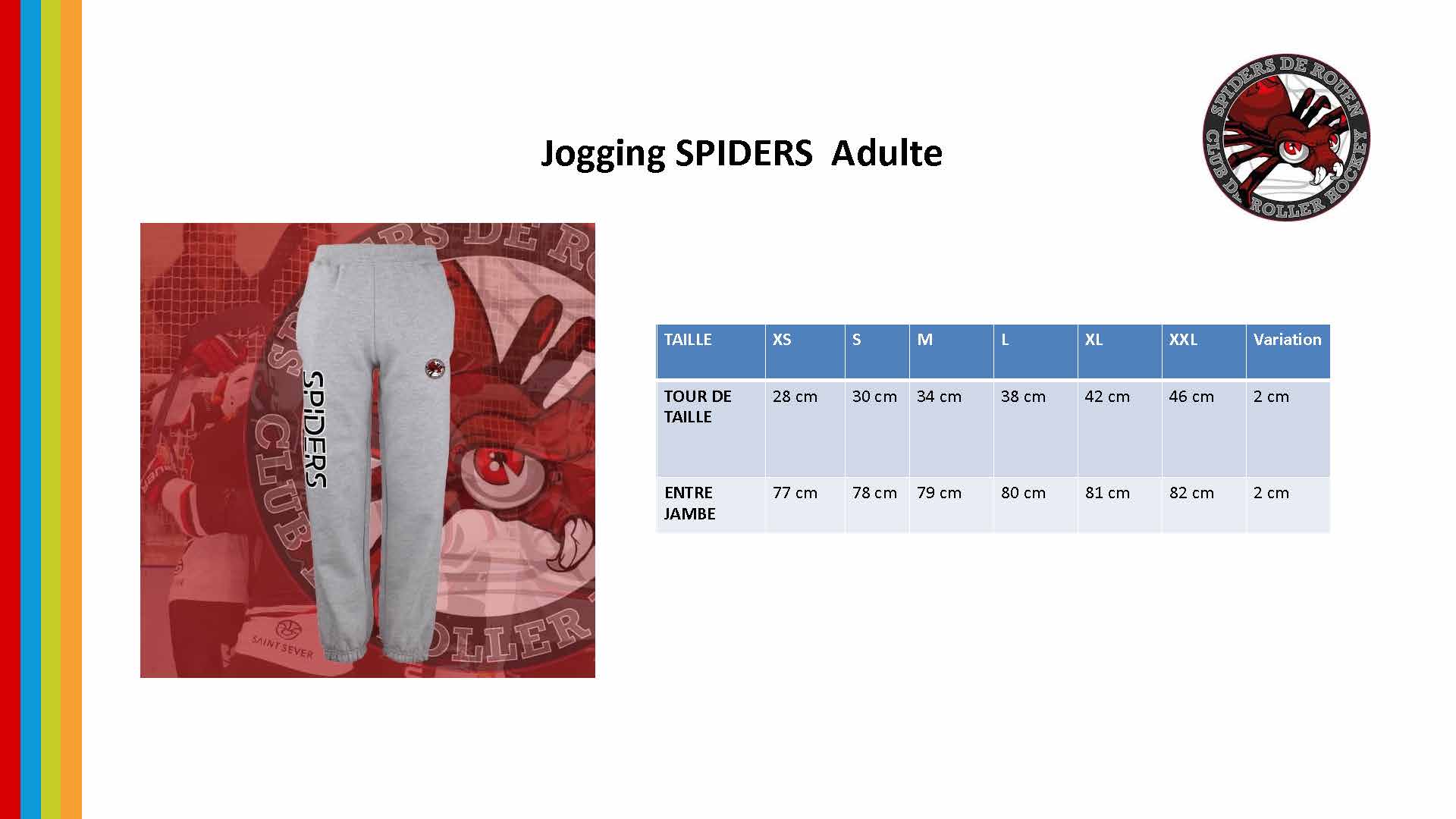 Jogging SPIDERS Adulte