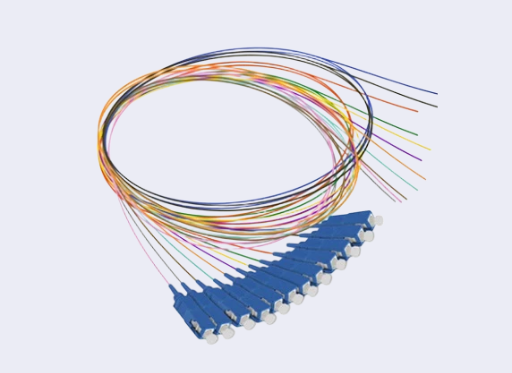 Multi-Fiber Optic Pigtail SC Singlemode