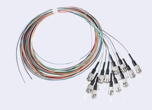 Multi-Fiber Optic Pigtail ST Singlemode