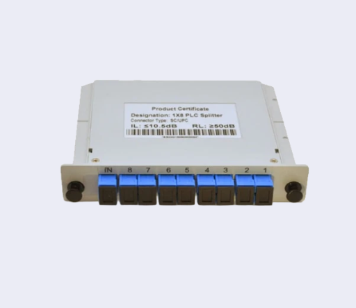Fiber Optic LGX Module PLC Splitter 2xN