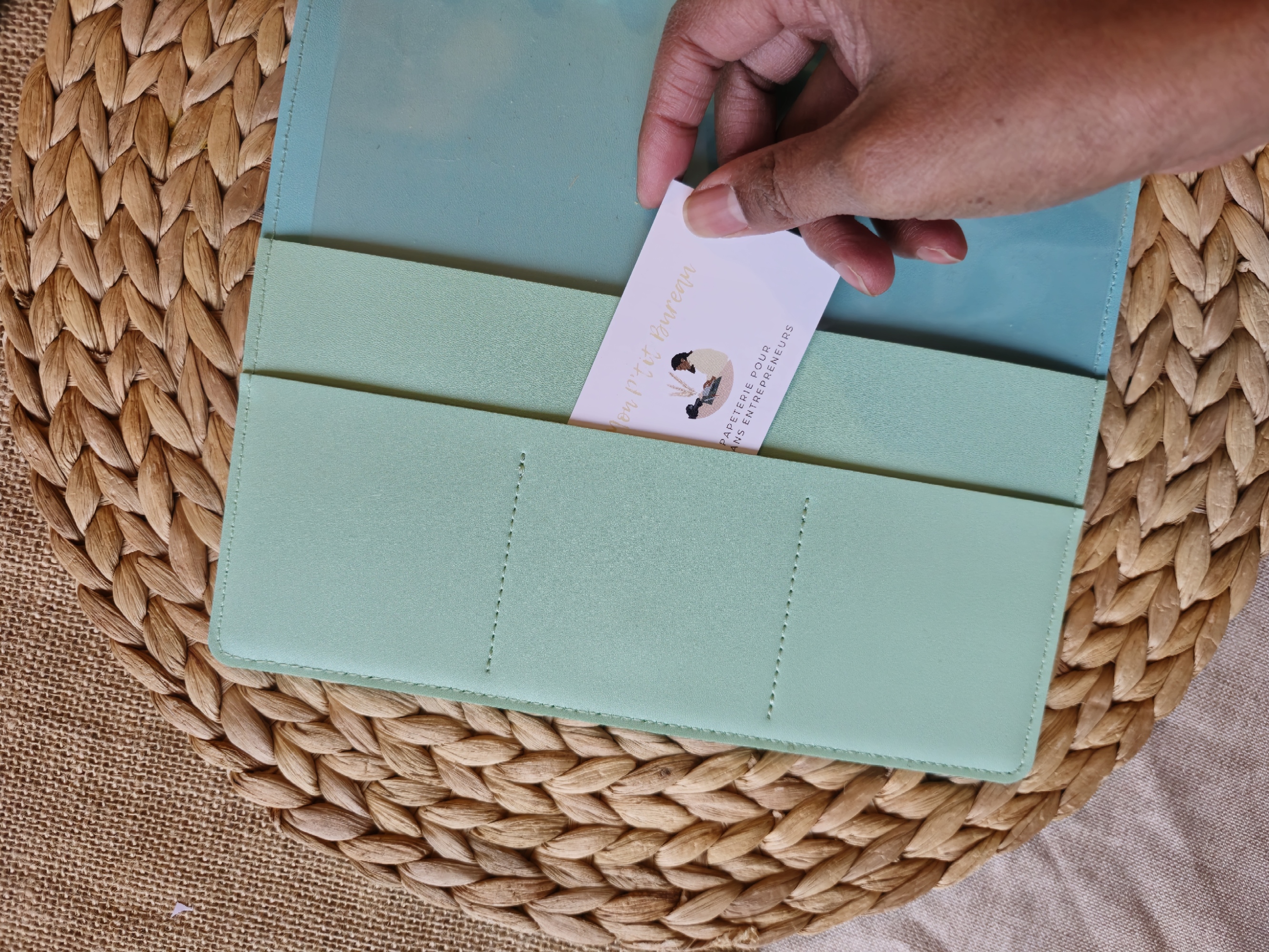 Protège carnet - Cuir Vegan