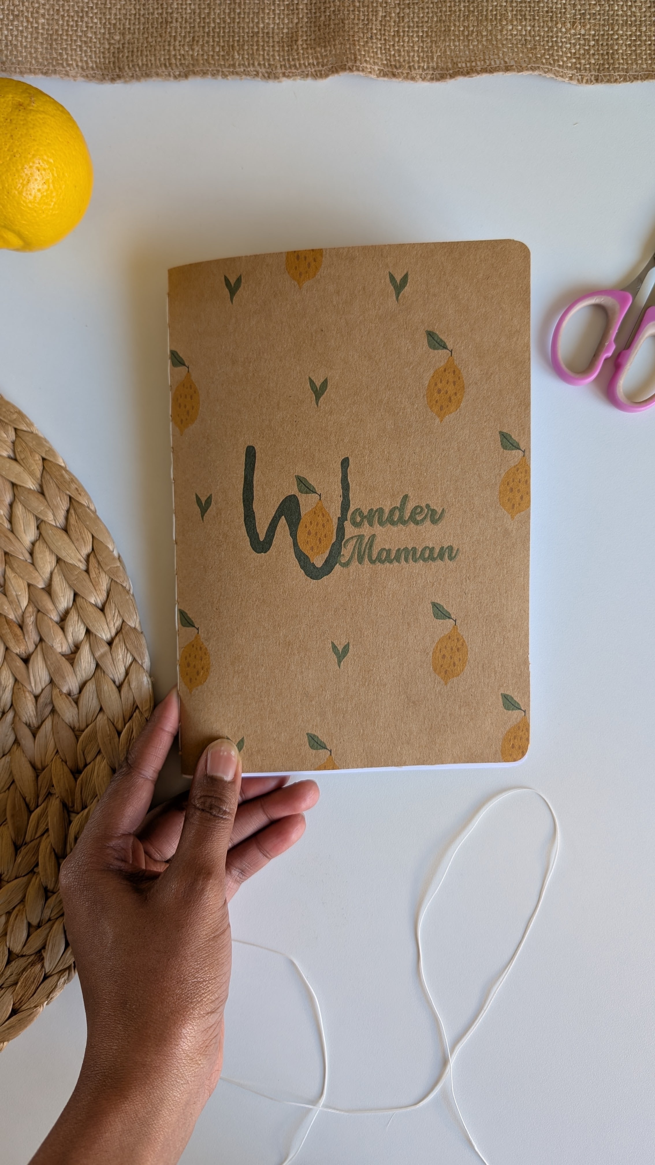 Lot de 2 Carnets 'Wonder Maman' et 'Ose'