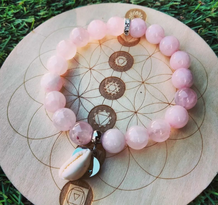 Pulseira Quartzo Rosa