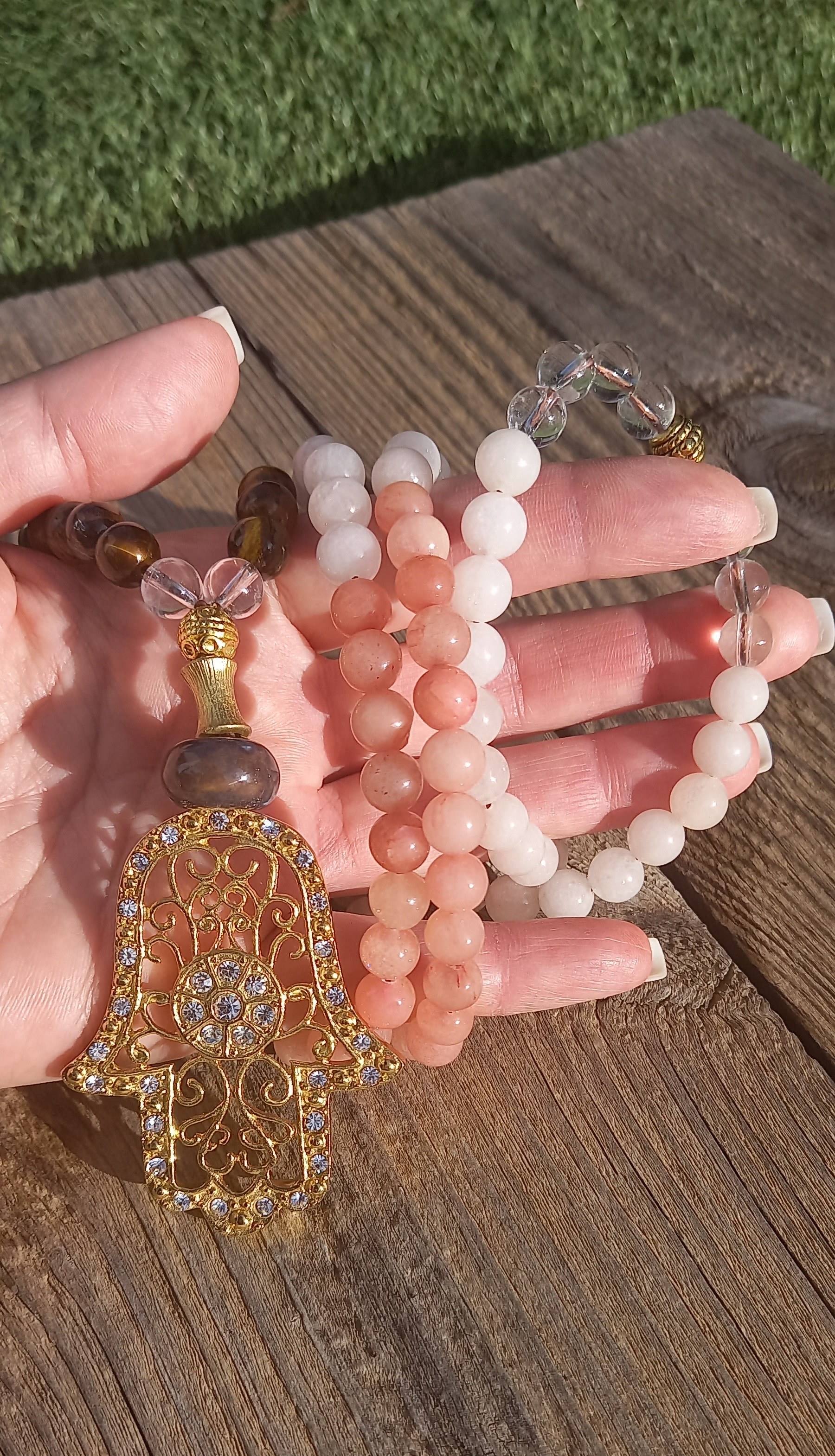 Japamala Hamsa's Hand
