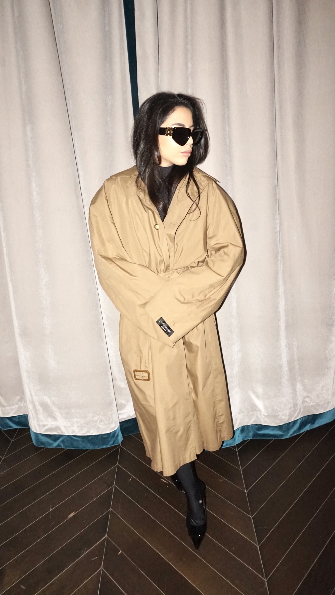 ULTRA RARE ARCHIVAL YSL TRENCH — EARLY 1990s RUNWAY MENSWEAR COLLECTION