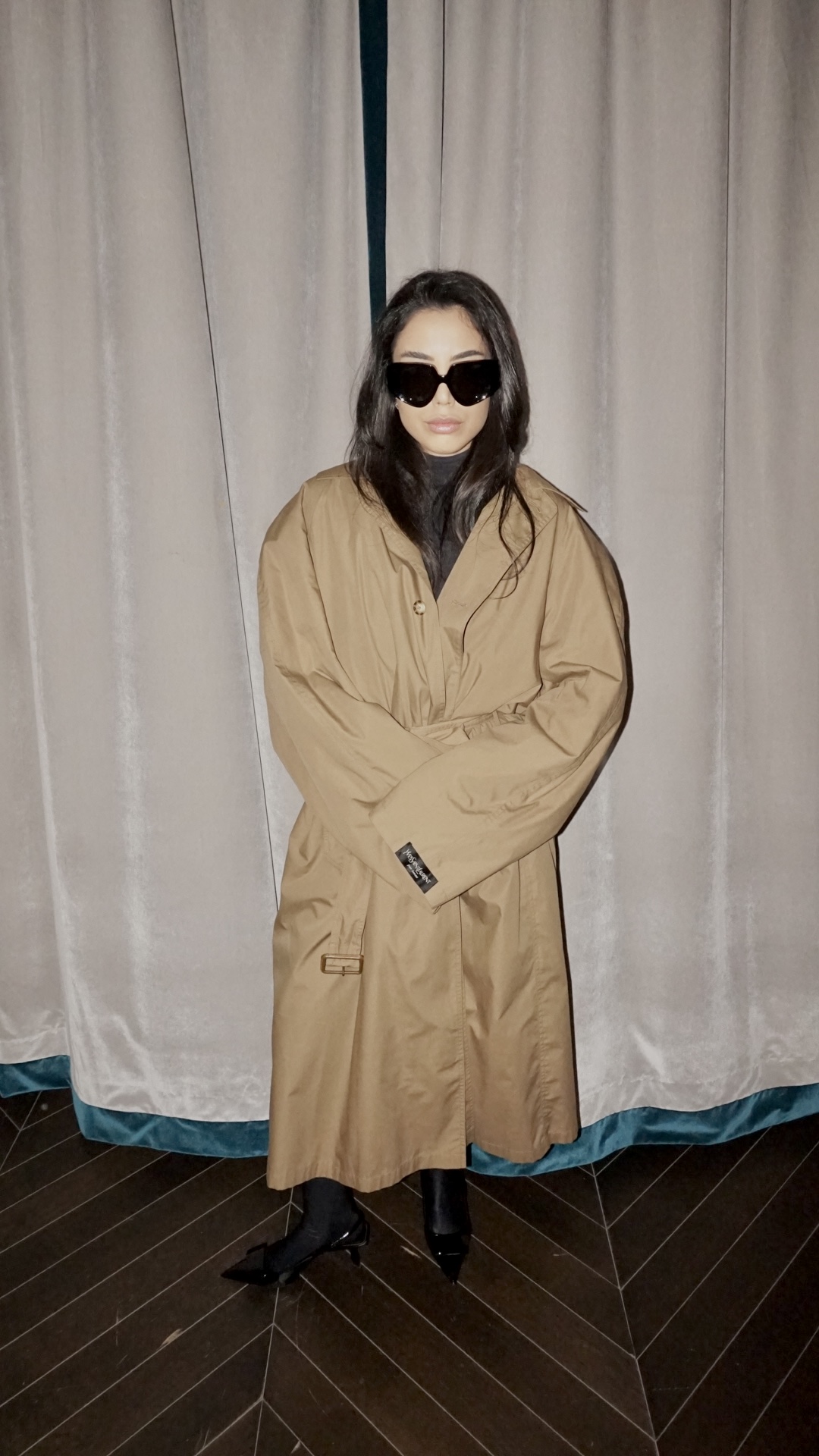 ULTRA RARE ARCHIVAL YSL TRENCH — EARLY 1990s RUNWAY MENSWEAR COLLECTION