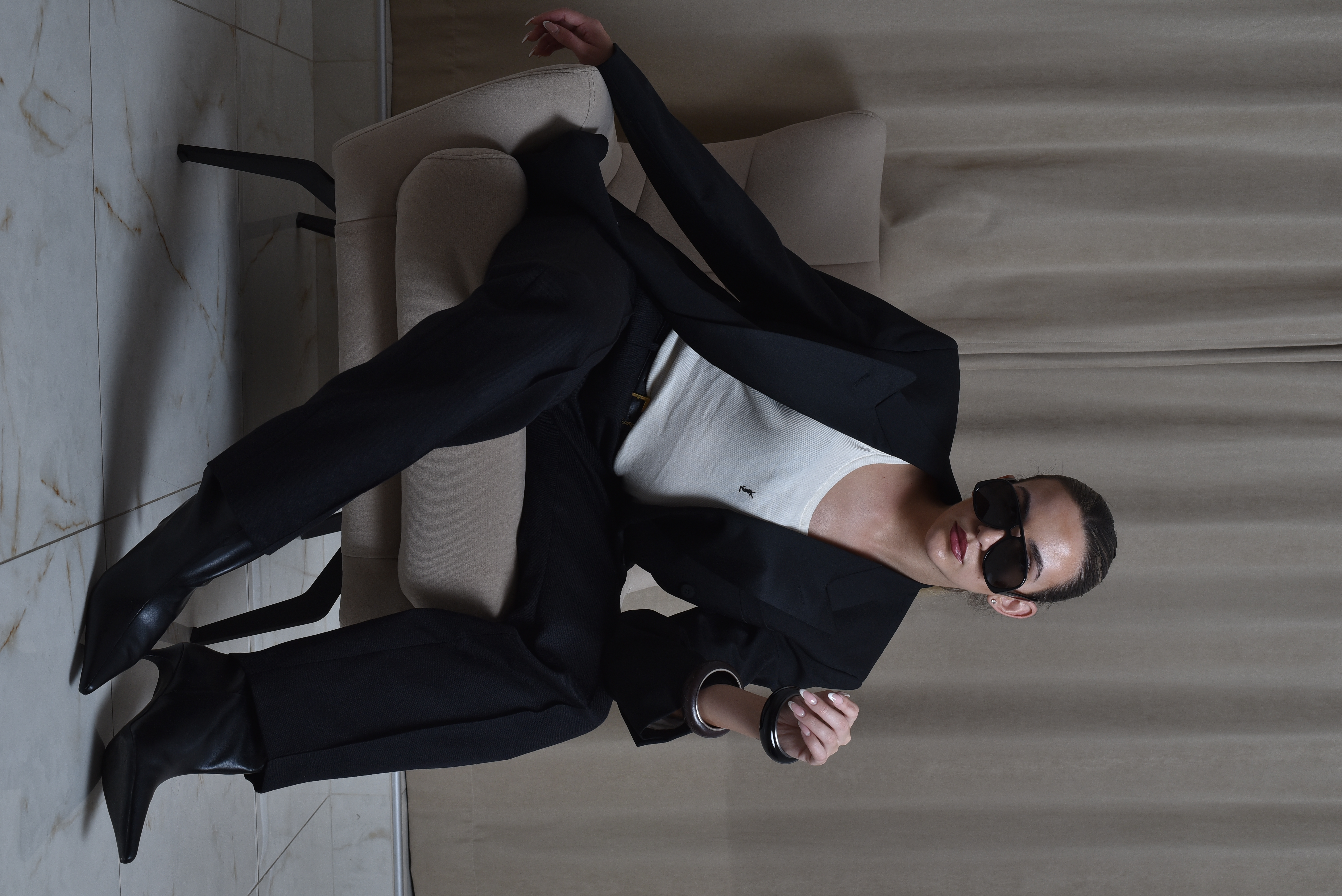 SATIN SEDUCTION | ВИНТИДЖ АРХИВЕН БЛЕЙЗЪР YSL