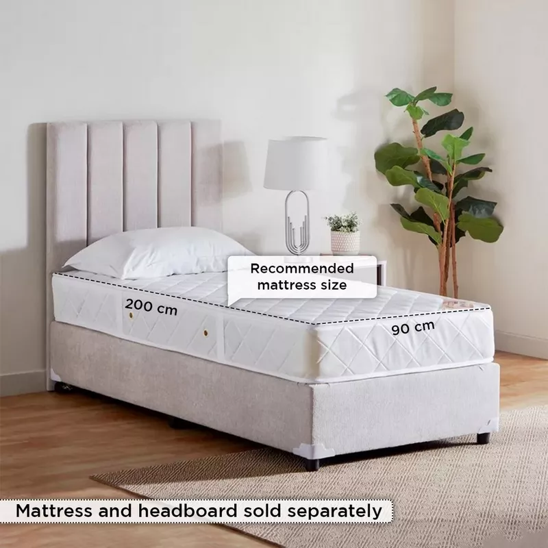 قاعدة سرير نفر واحد من آي بليس - قماش فاخر بحجم 200*90 سم