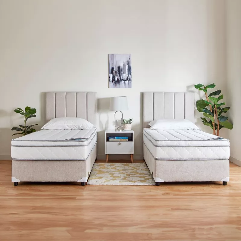 قاعدة سرير نفر واحد من آي بليس - قماش فاخر بحجم 200*90 سم