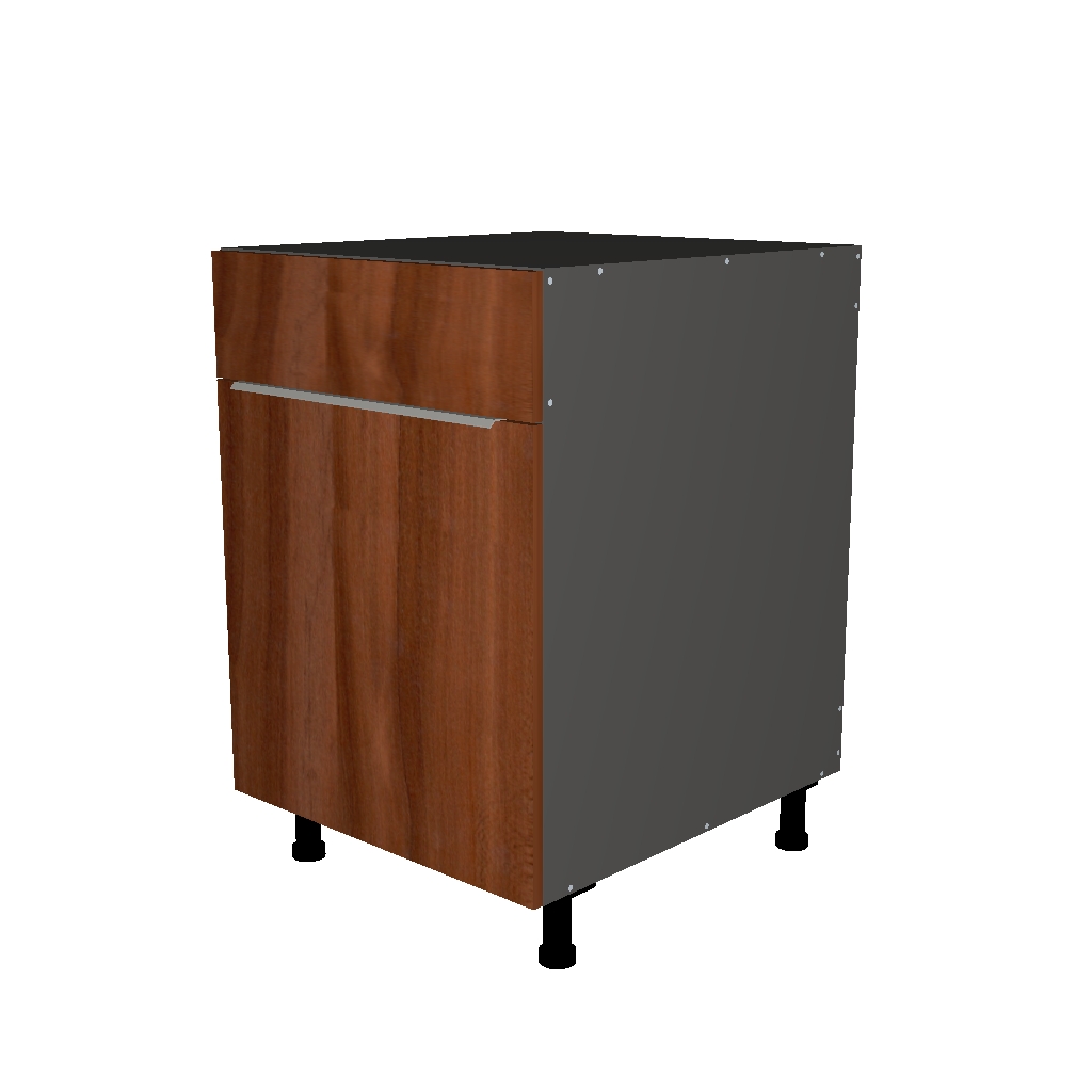 SINK BASE CABINET WITH FALSE FACE 1D  -  26 INCHES DEEP