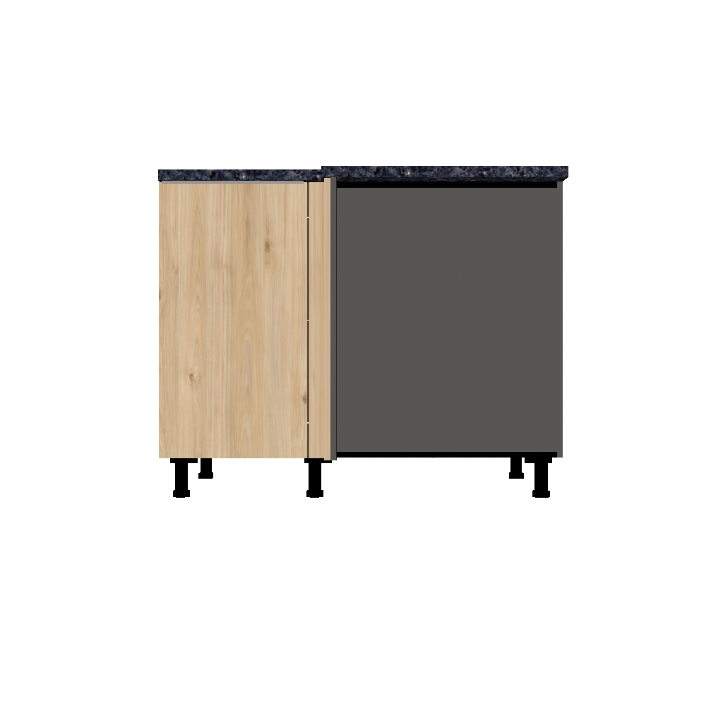 CORNER CABINET WITH FULL HEIGHT DOOR  -  26 INCHES DEEP