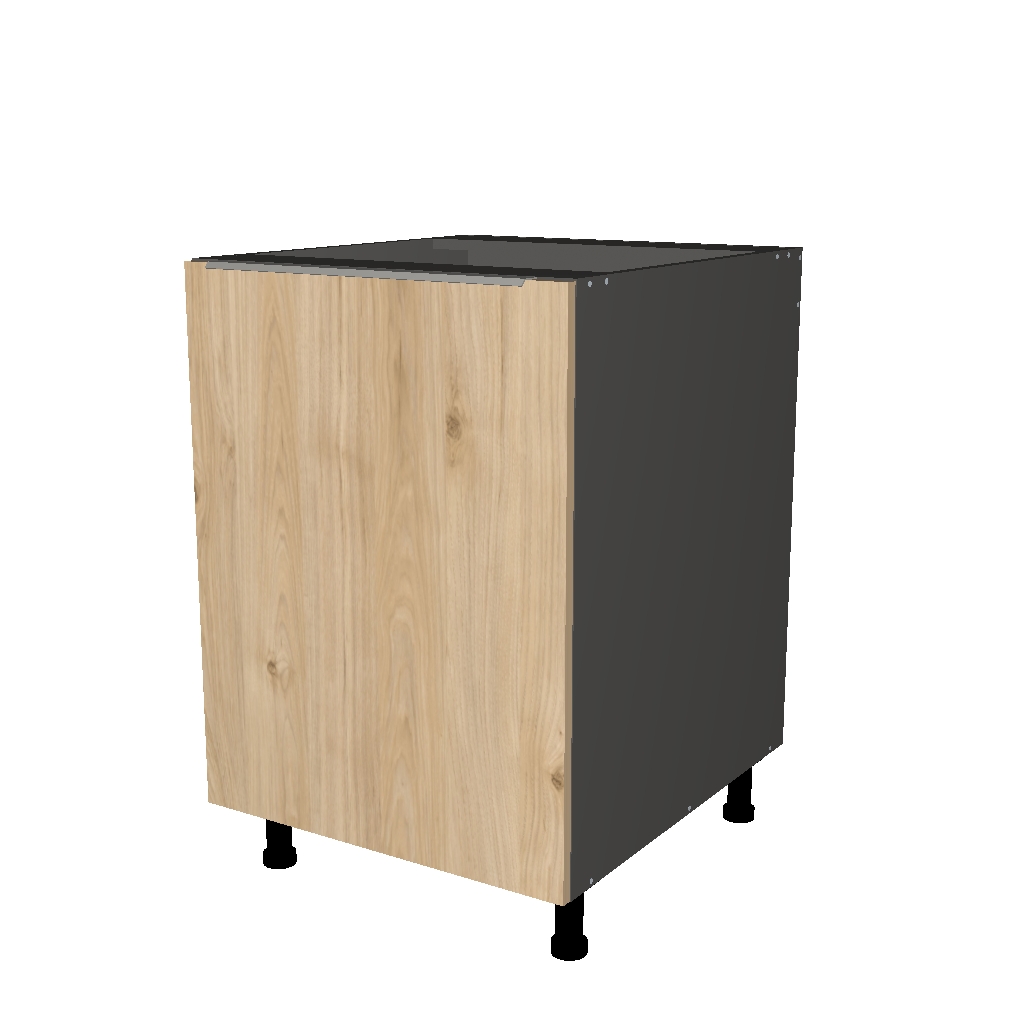 PULL-OUT TRASH CABINET WITH FULL HEIGHT DOOR  -  26 INCHES DEEP