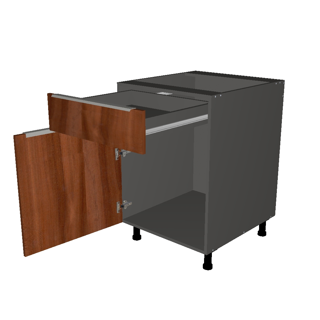 BASE CABINET WITH 1 TOP DRAWER 1 DOOR -  26 INCHES DEEP