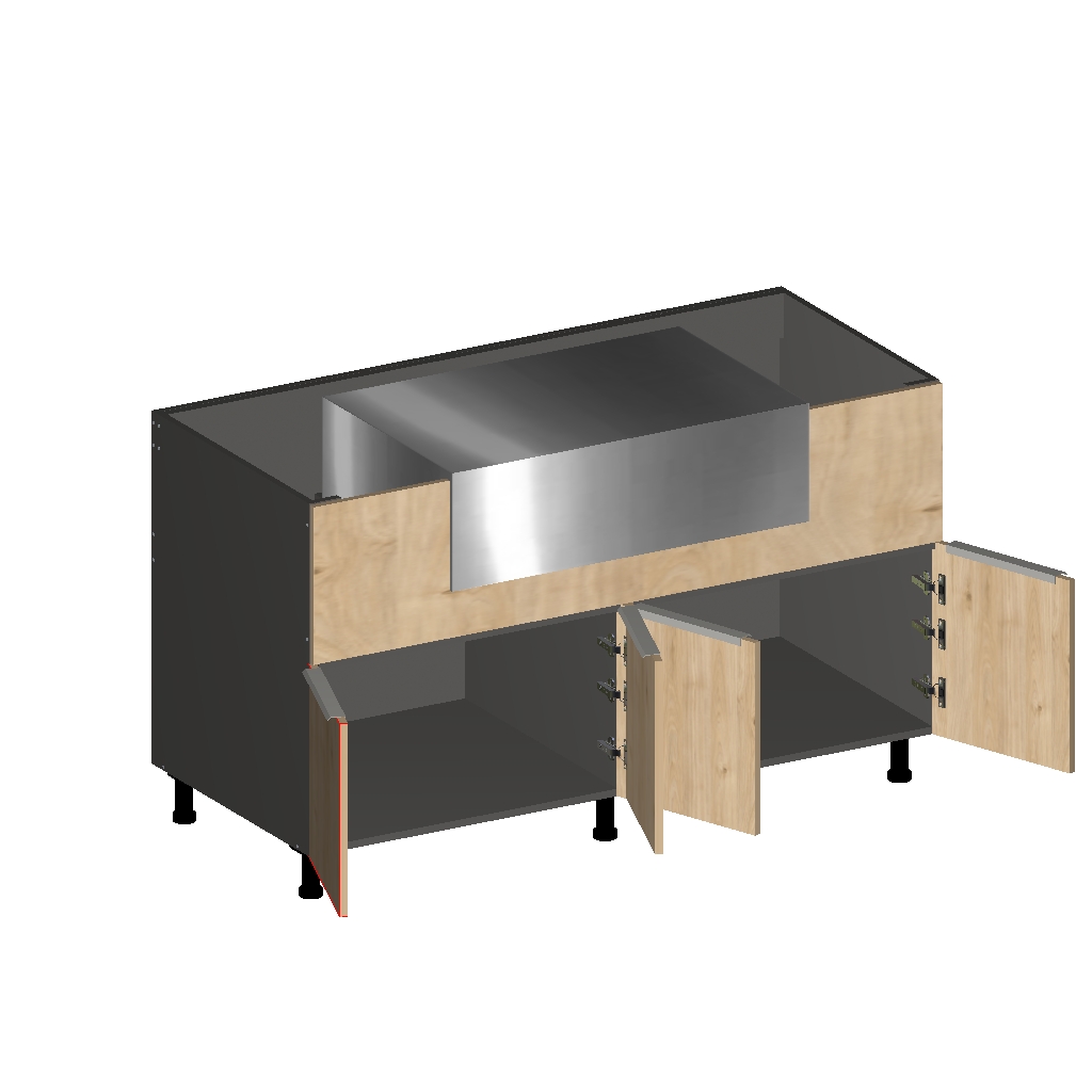 GRILL CABINET 4 DOOR  -  26 INCHES DEEP