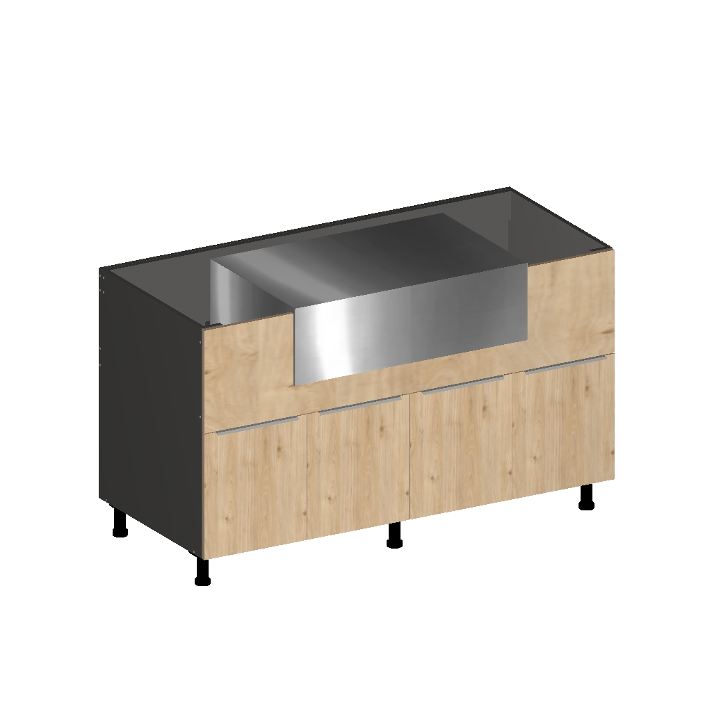 GRILL CABINET 4 DOOR  -  26 INCHES DEEP