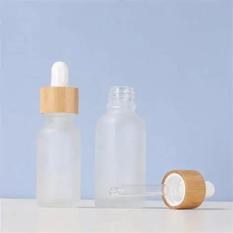 Frosted Glass Dropper Bottles