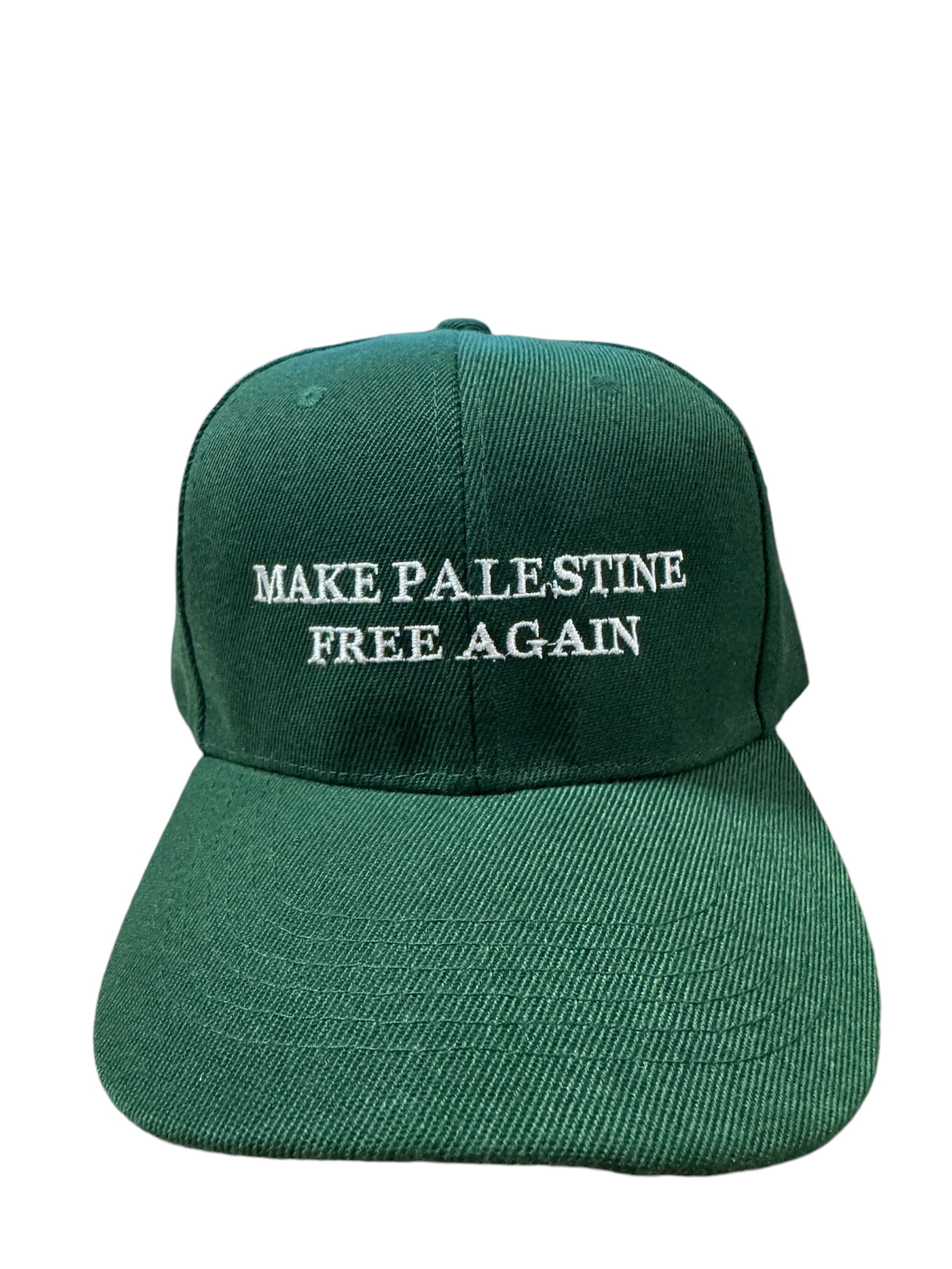 Make Palestine Free Again Gorra Verde 