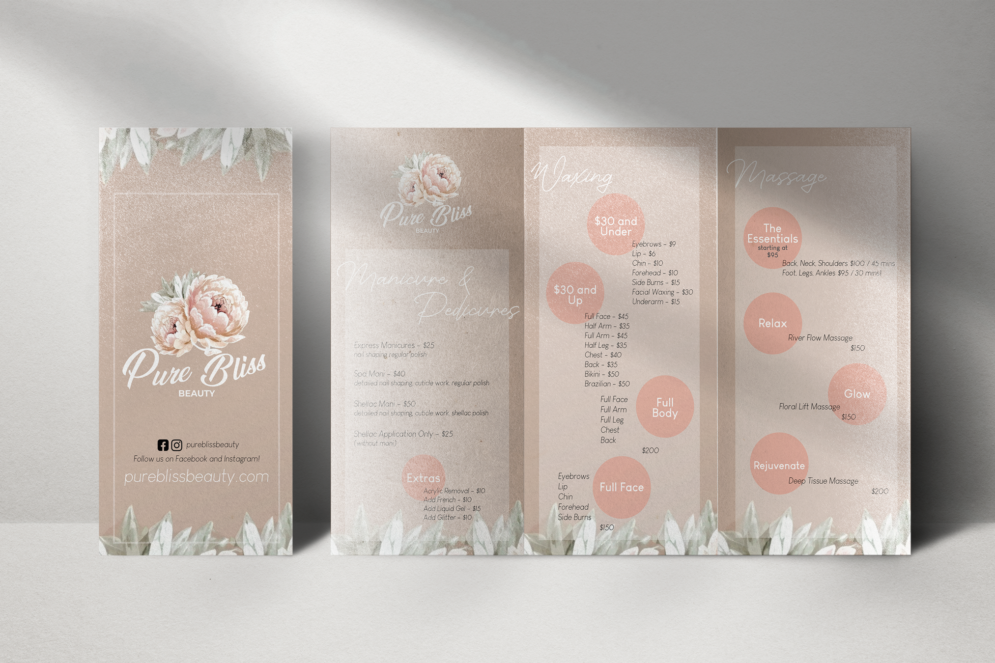 Folded Leaflet Flyer Brochure (Bulk Order 250 pcs)