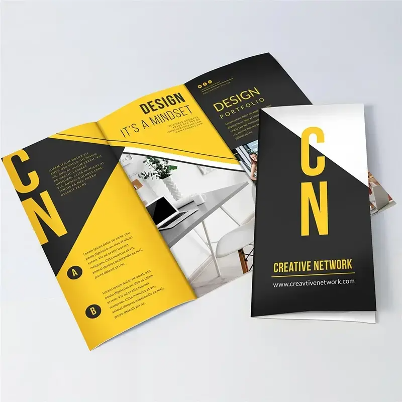 Folded Leaflet Flyer Brochure (Bulk Order 250 pcs)