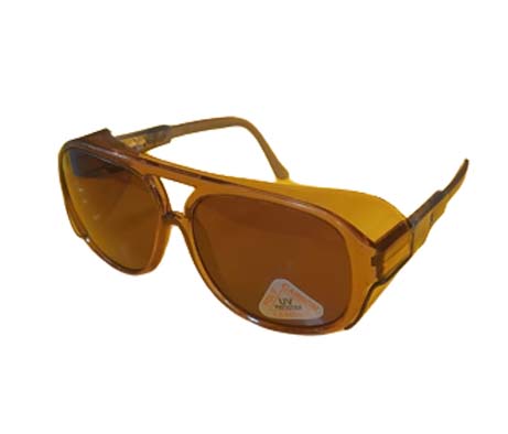 Grey Frame Smoke Lens Safety Spectacles