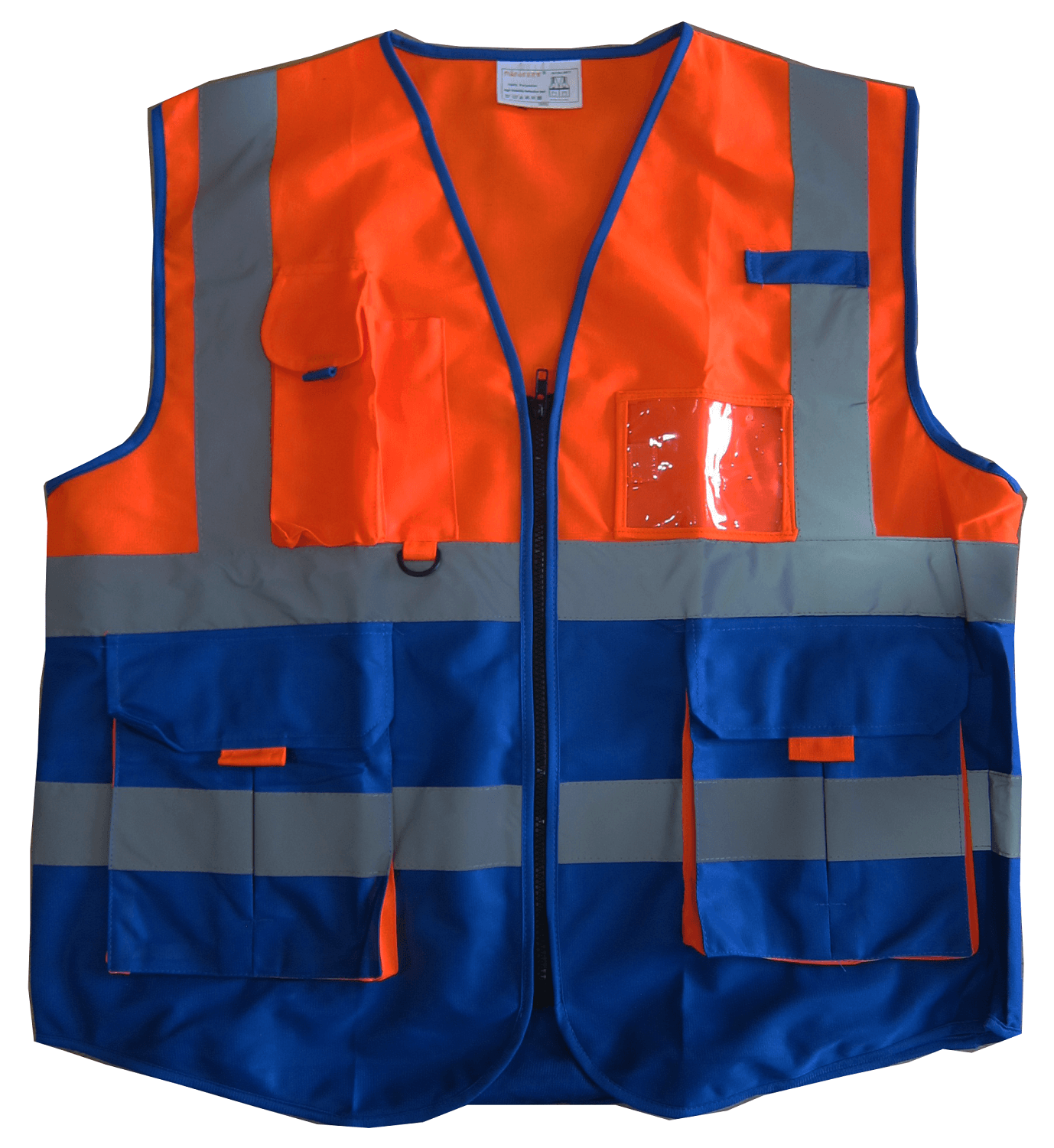 High Visibility Vest with Zipper