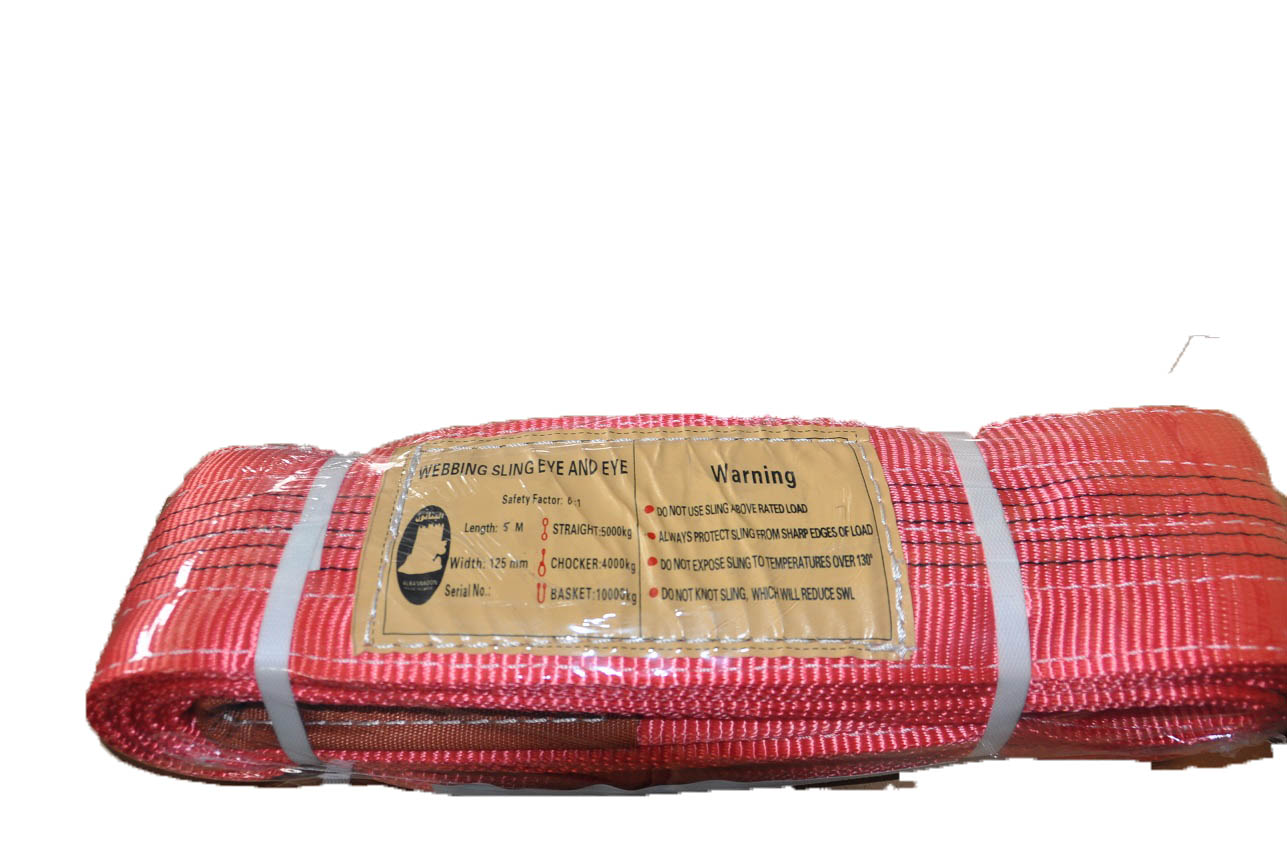 Lifting Slings  5 Inch Red