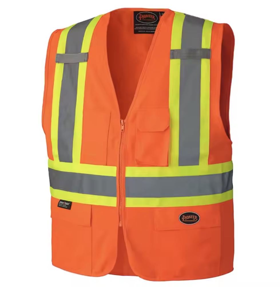 HI Visibility Safety Vest with zipper