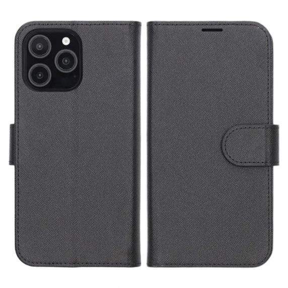 iPhone Plånboksfodral Magnet - Svart