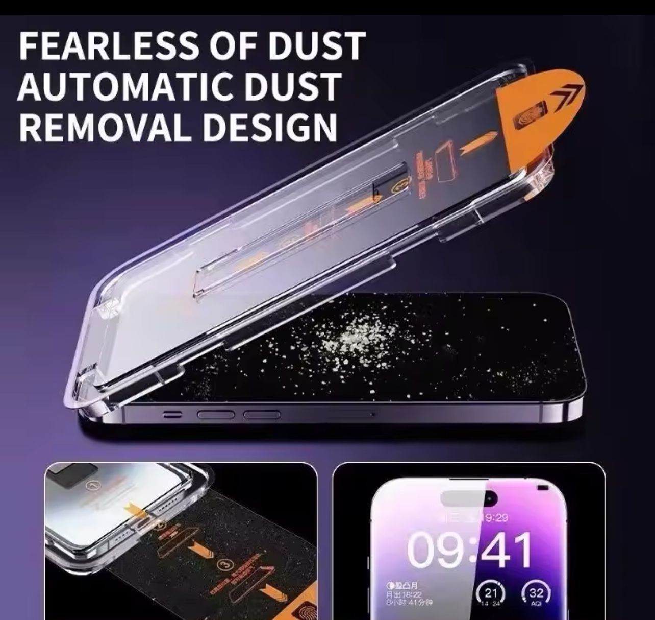 Privacy Tempered Glass Dust free Installation Protector for IPhone Anti-Spy Screen Protector