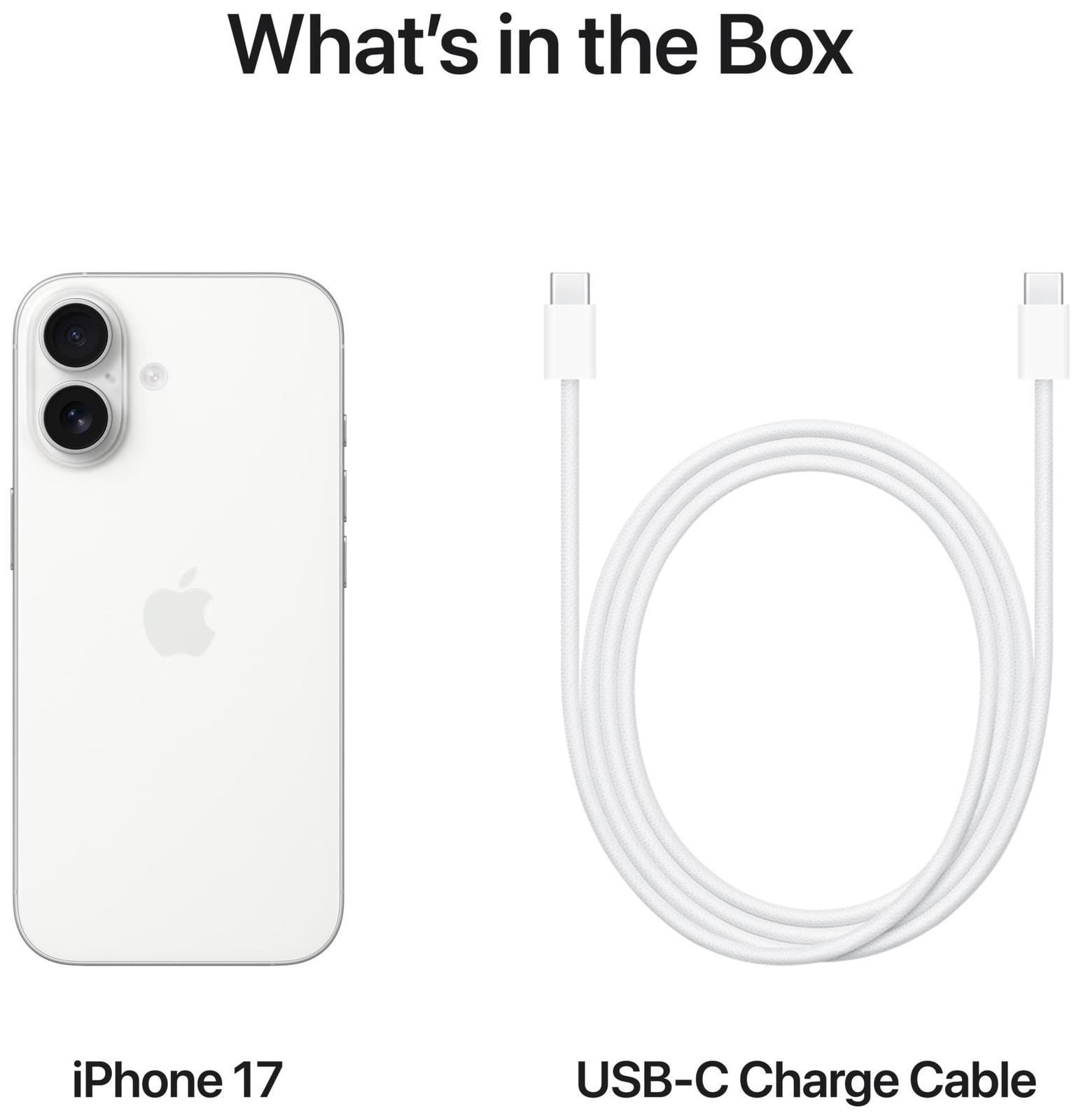 Apple iPhone 17 5G smartphone 256GB vit