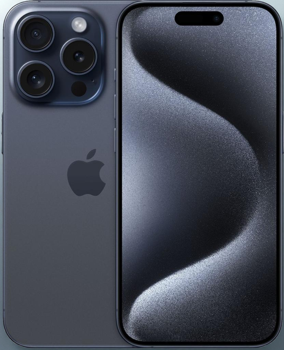 iPhone 15 Pro 128 GB svart titan