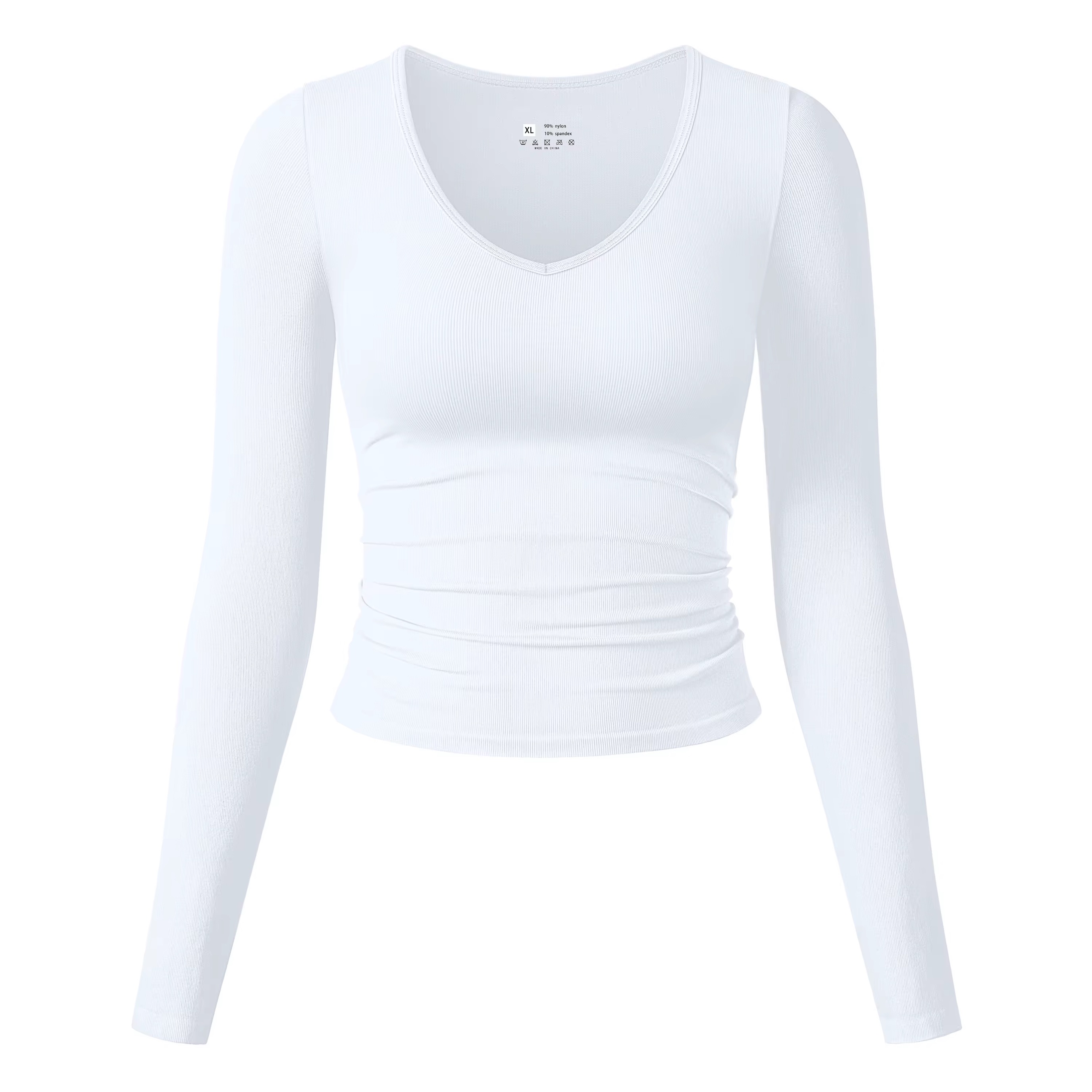 V Neck Long Sleeve T-shirt