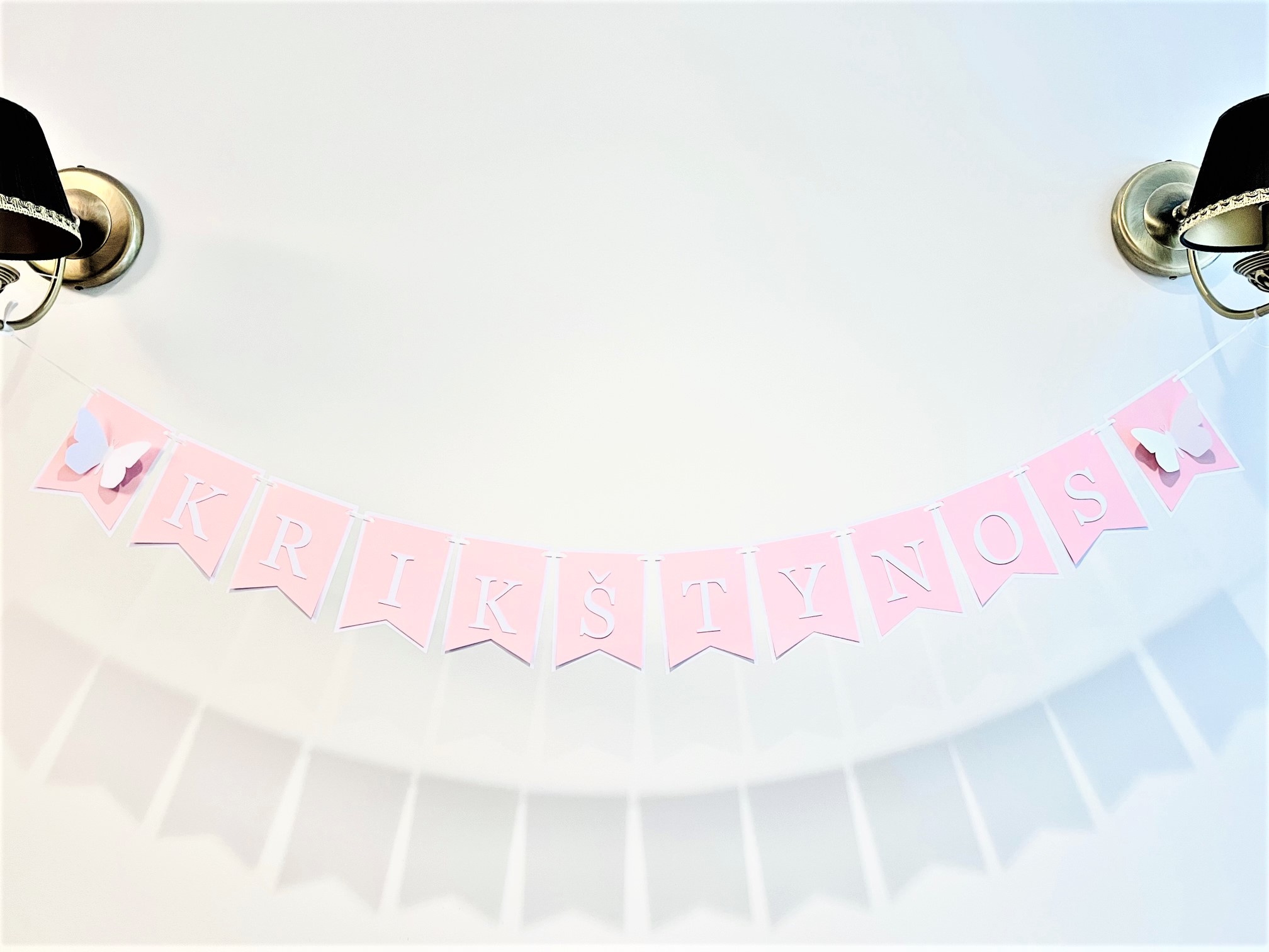 Popierinė girlianda "Krikštynos"