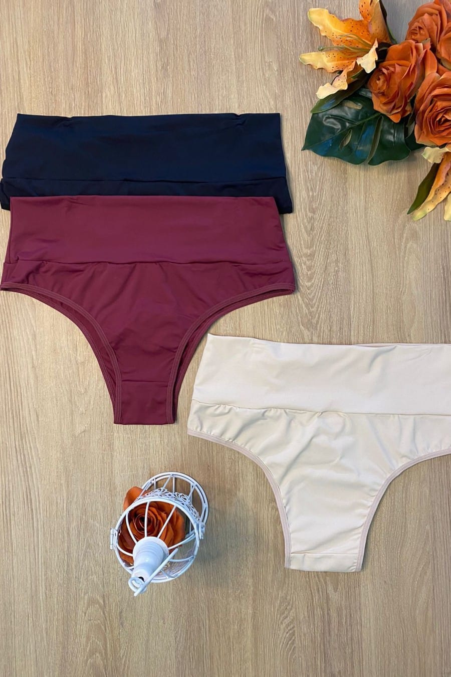 Calcinha Pala Alta Luna Dupla Plus Ref: 184