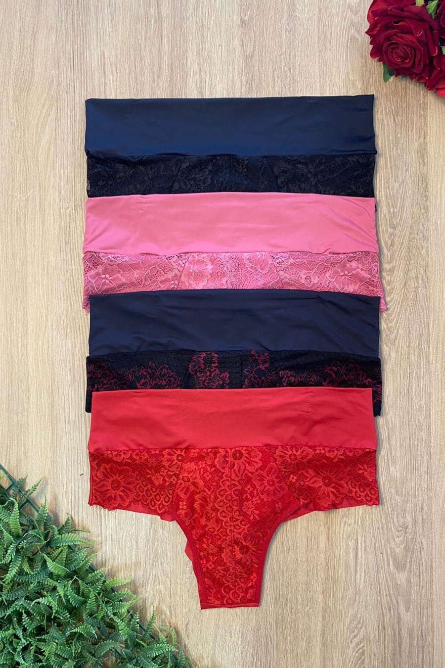 Calcinha Magda Pala Dupla na cintura Plus Tamanho 54 Ref: 143